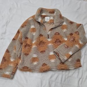 Thread & Supply Sherpa Quarter Zip Jacket - Sz M